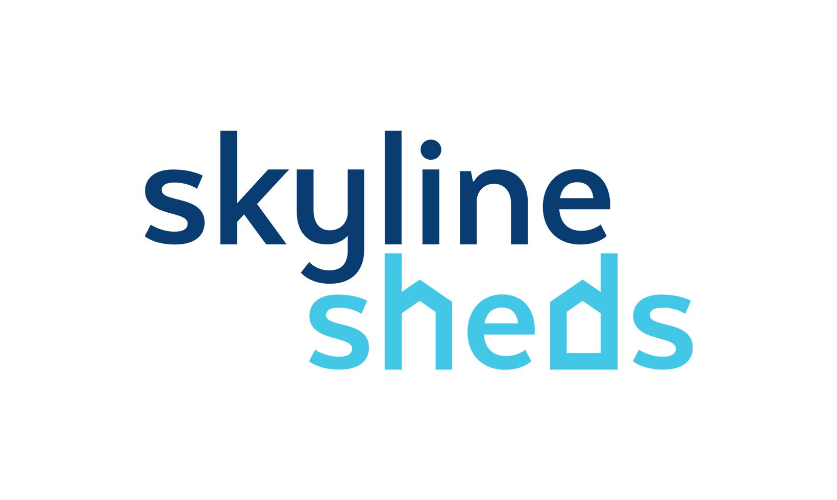 Skyline Sheds Logo, Brand Identity, Logo Design