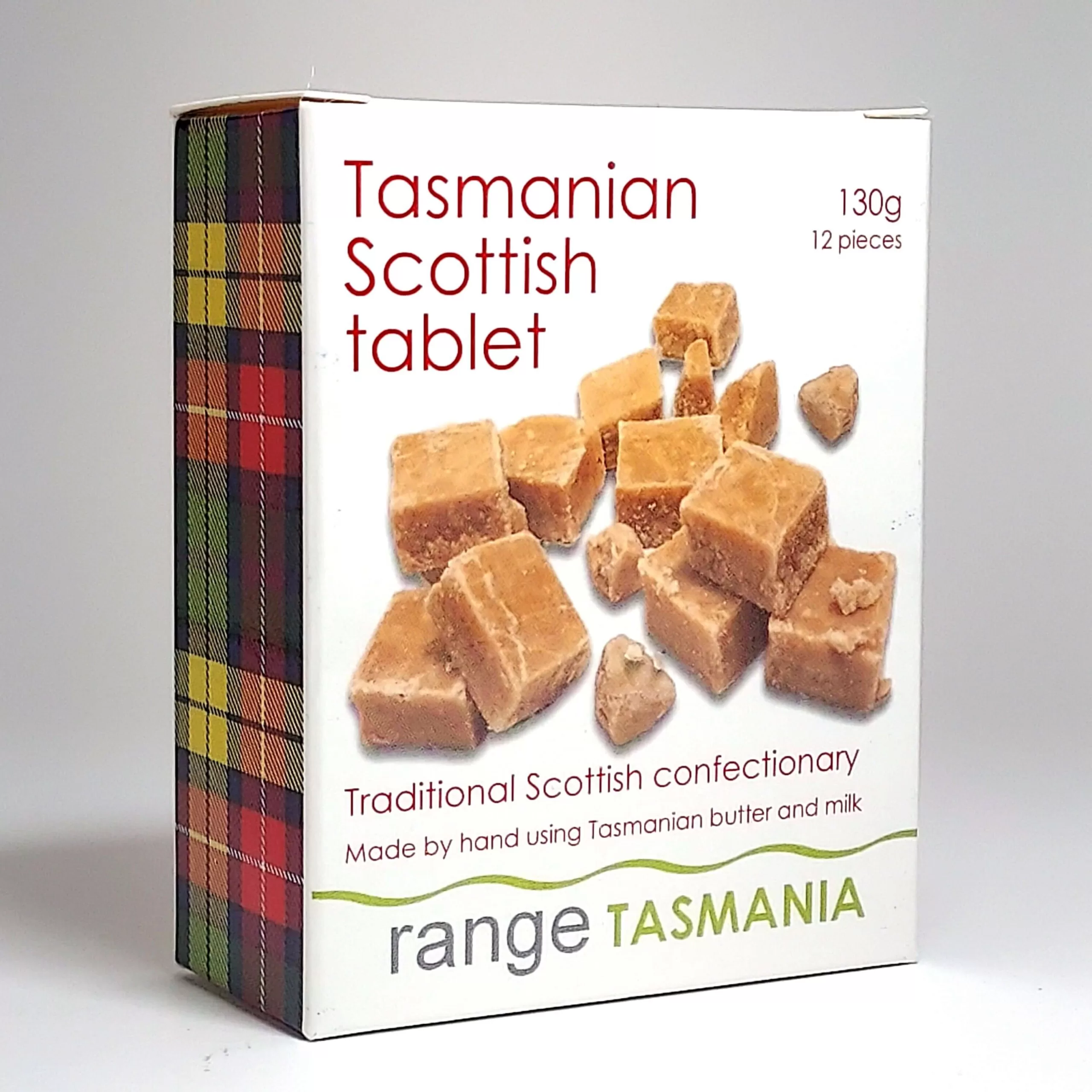 Tasmanian Scottish Tablet, Range Tasmania