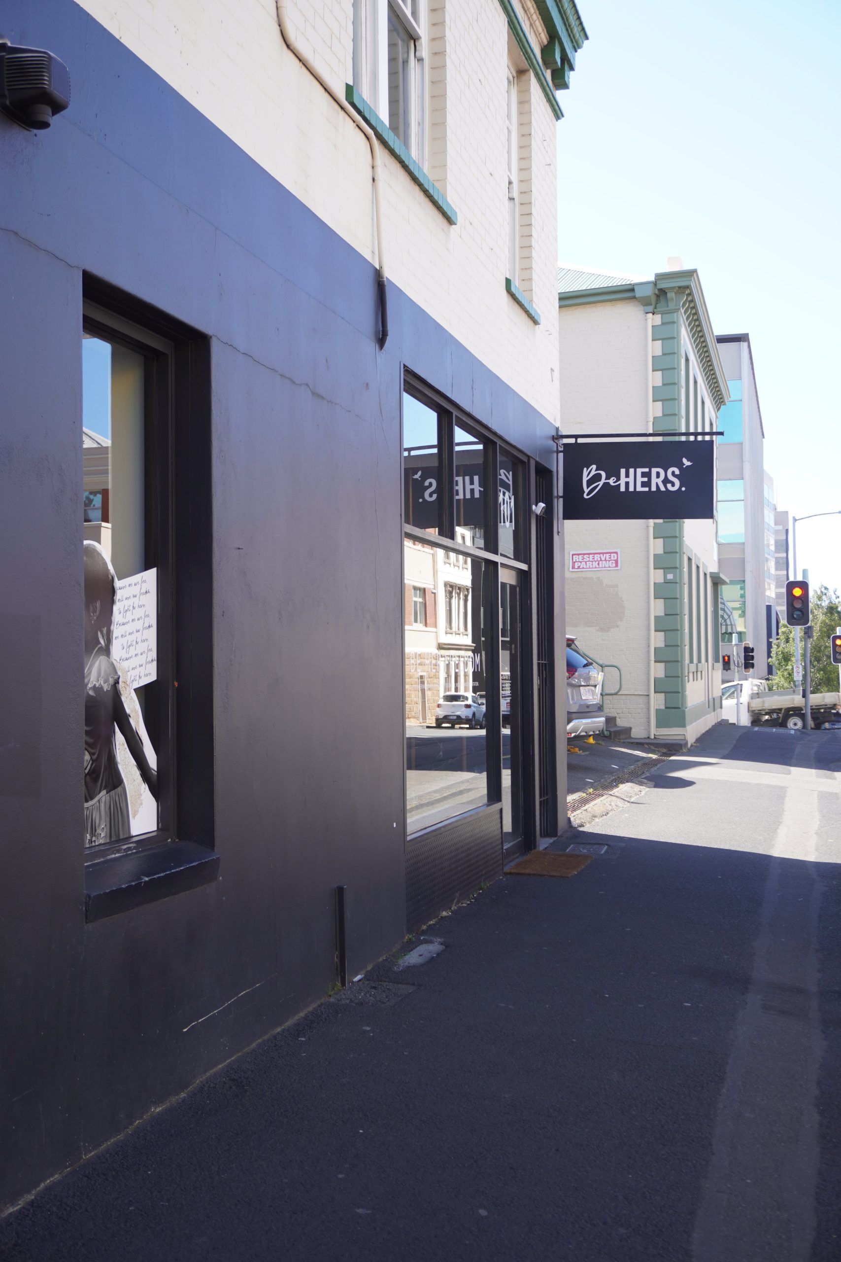 Be Hers Signage Hobart - Flying Colours Group