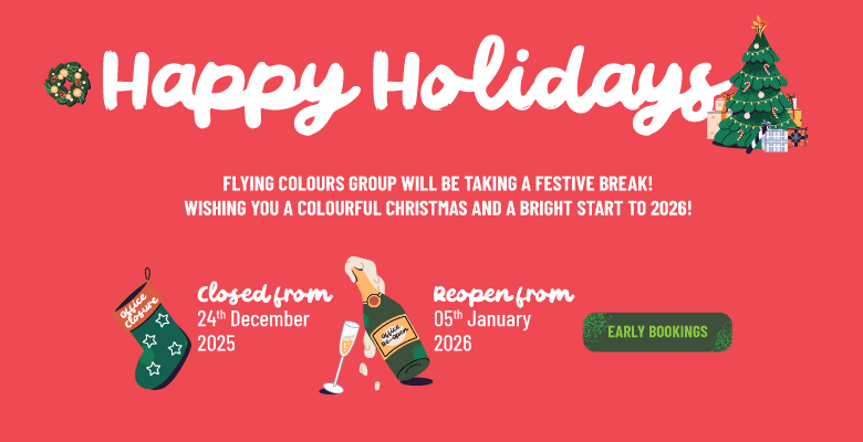 FCG_Christmas_Closure_2025_Website_Banner-mobile Flying Colours - Happy Holidays - Open Hours